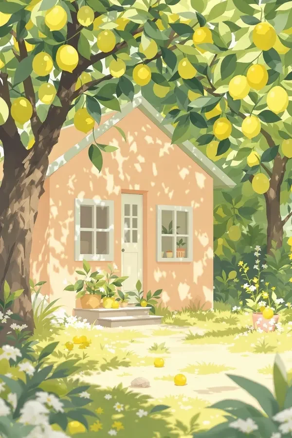 青柠小屋 封面海报，治愈动漫