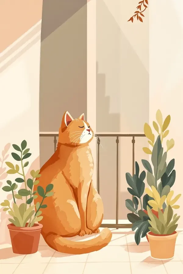 阳台上的猫 封面海报，口碑剧集